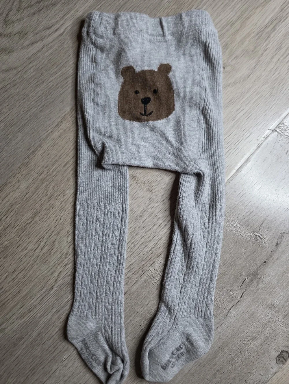 Baby Gap Brannan Bear Knit Tights for Babies - Light Gray, 12-24 Months
